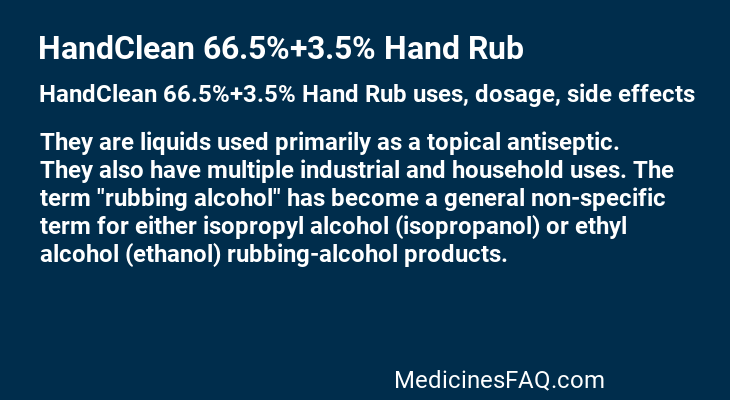 HandClean 66.5%+3.5% Hand Rub