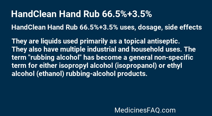 HandClean Hand Rub 66.5%+3.5%