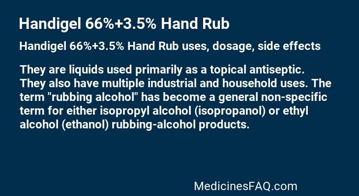 Handigel 66%+3.5% Hand Rub