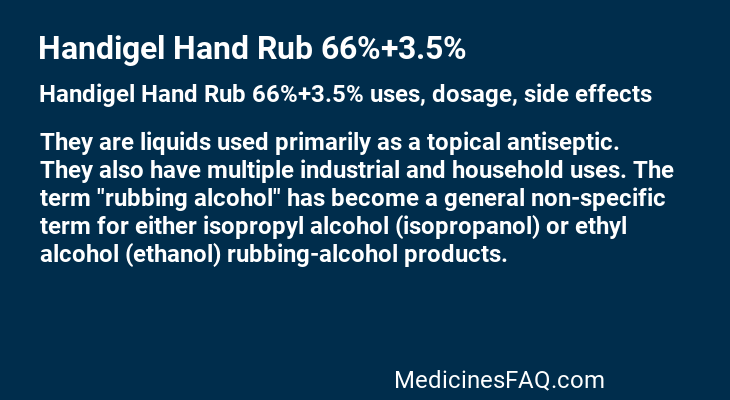 Handigel Hand Rub 66%+3.5%