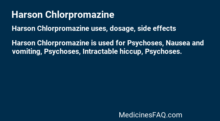 Harson Chlorpromazine