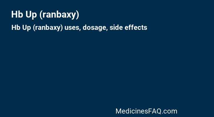 Hb Up (ranbaxy)