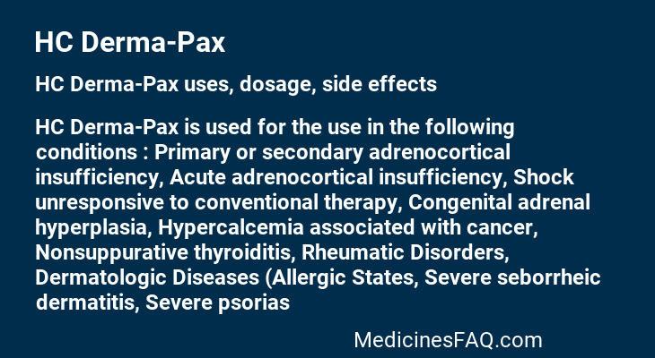 HC Derma-Pax