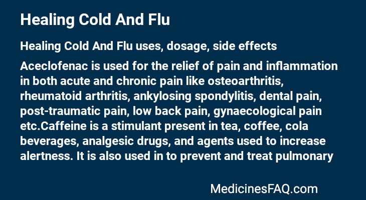 Healing Cold And Flu
