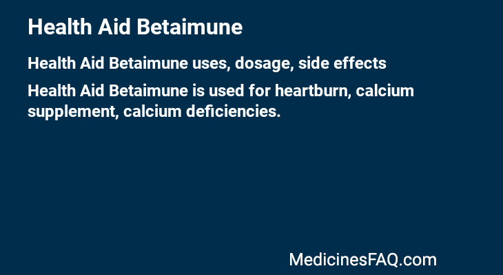 Health Aid Betaimune