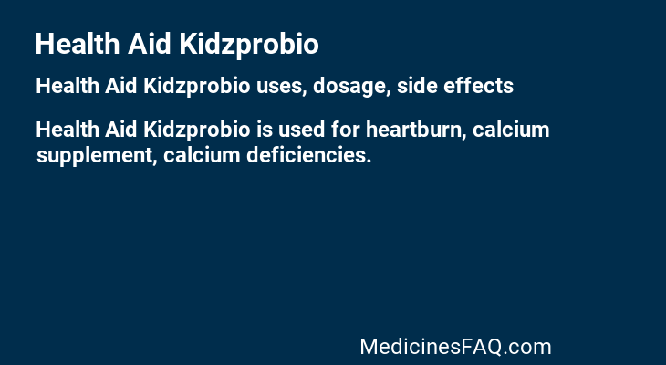 Health Aid Kidzprobio