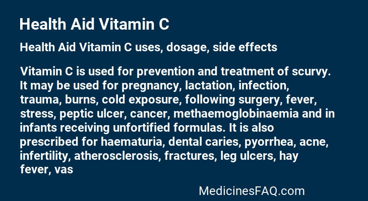 Health Aid Vitamin C