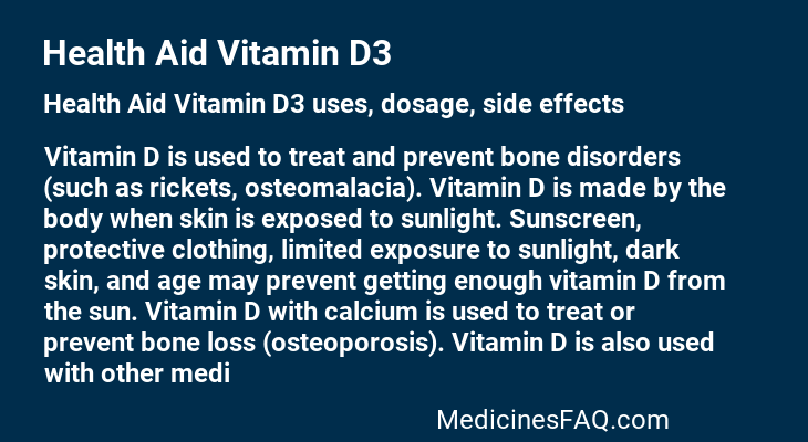 Health Aid Vitamin D3