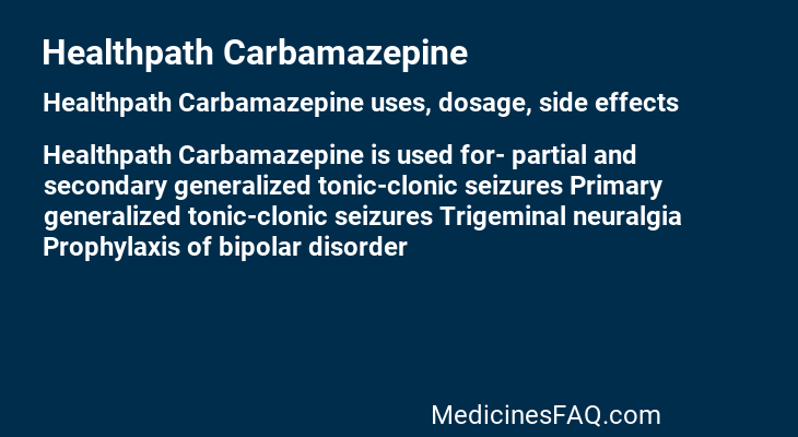 Healthpath Carbamazepine