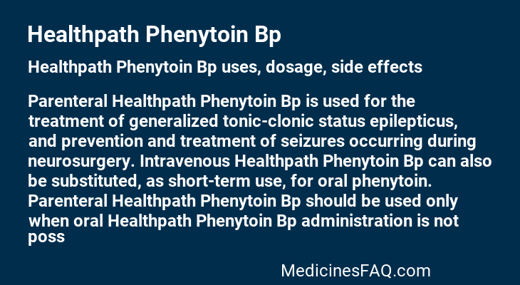 Healthpath Phenytoin Bp