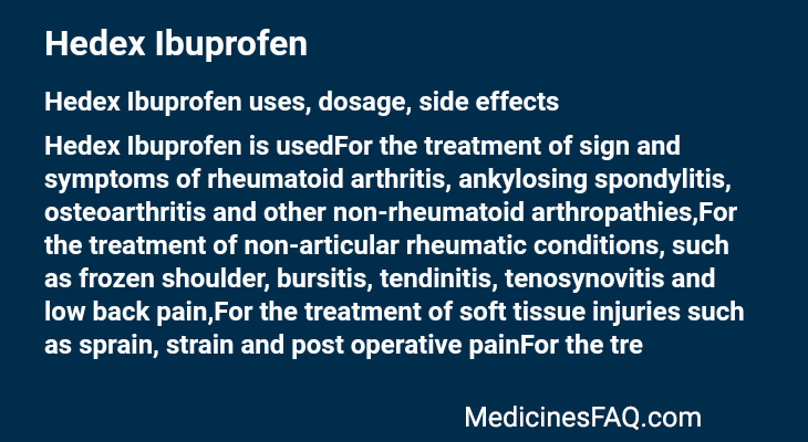 Hedex Ibuprofen