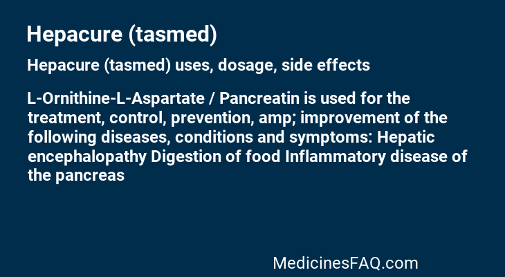 Hepacure (tasmed)