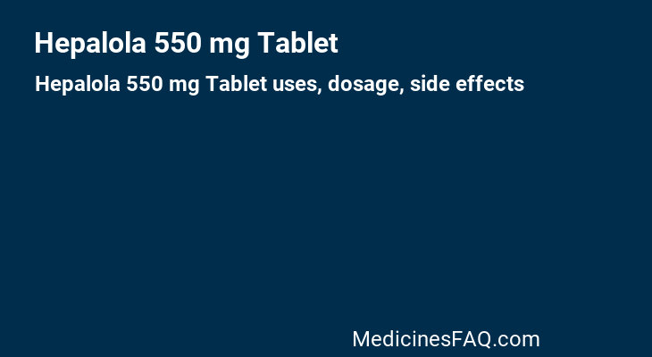 Hepalola 550 mg Tablet