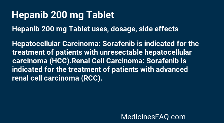 Hepanib 200 mg Tablet