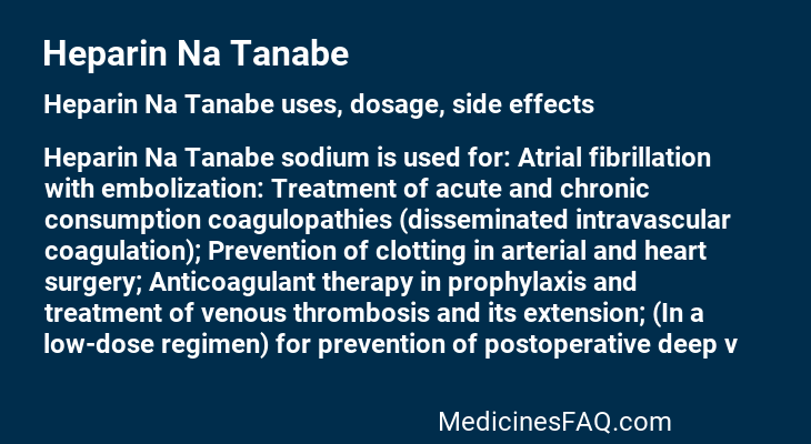 Heparin Na Tanabe