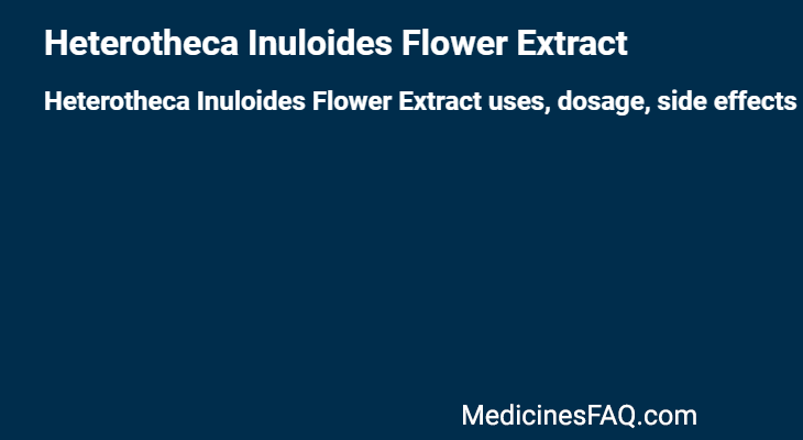 Heterotheca Inuloides Flower Extract