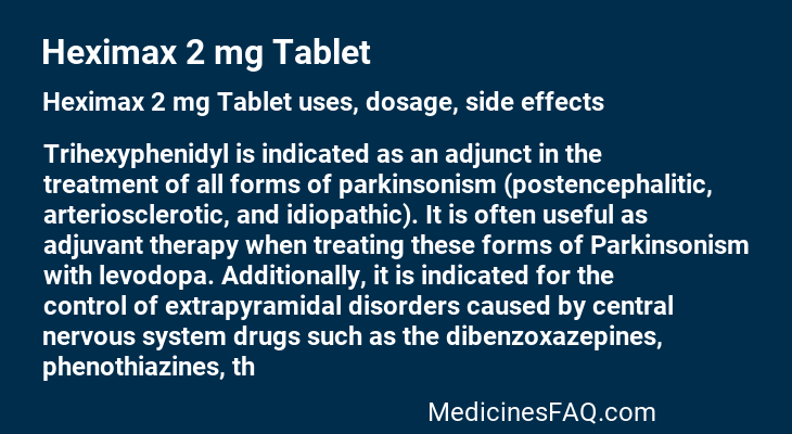 Heximax 2 mg Tablet