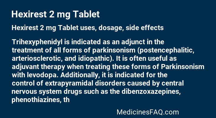 Hexirest 2 mg Tablet