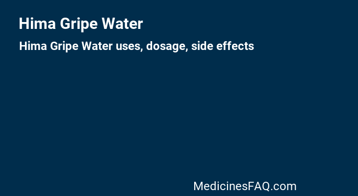 Hima Gripe Water