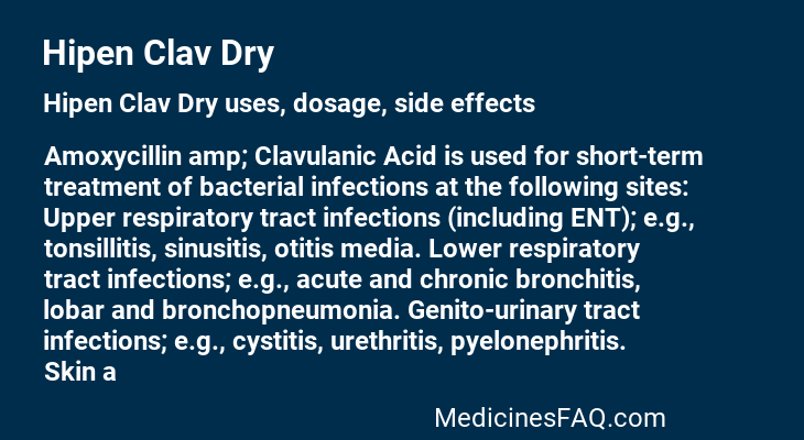Hipen Clav Dry