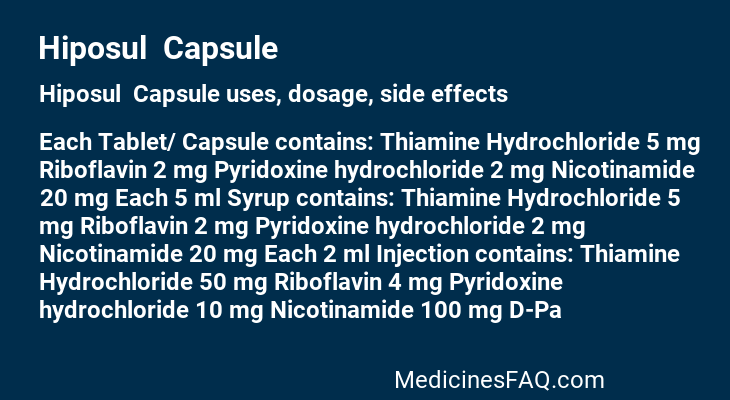 Hiposul  Capsule