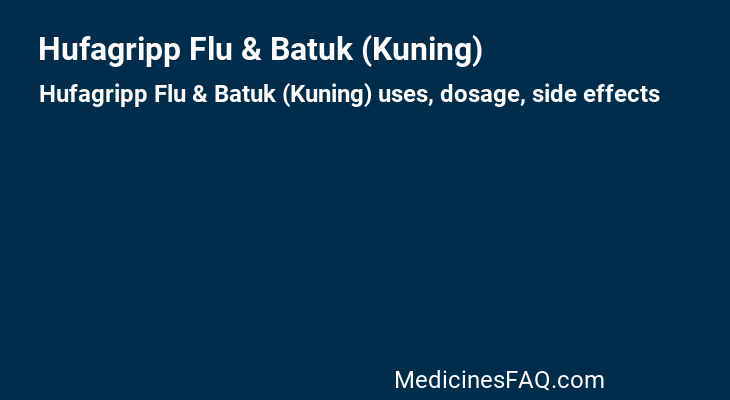 Hufagripp Flu & Batuk (Kuning)