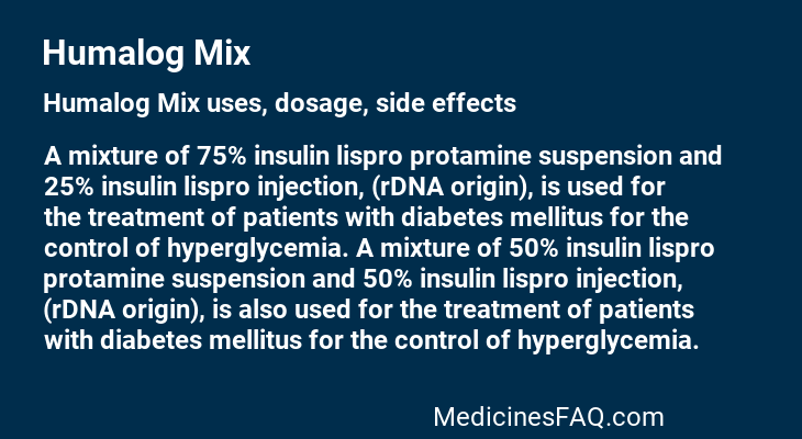 Humalog Mix