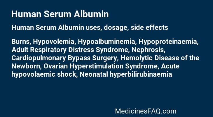 Human Serum Albumin