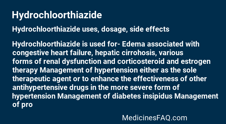 Hydrochloorthiazide
