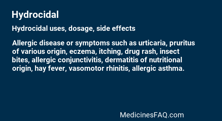 Hydrocidal