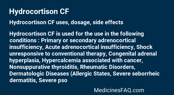 Hydrocortison CF