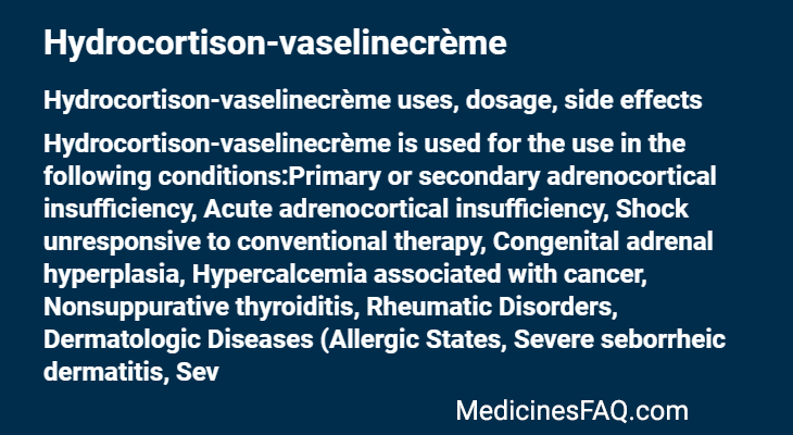 Hydrocortison-vaselinecrème