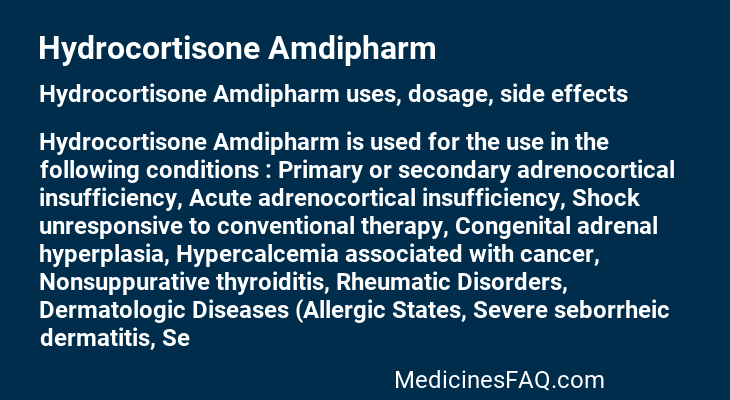 Hydrocortisone Amdipharm
