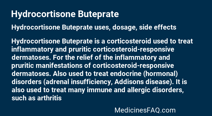 Hydrocortisone Buteprate