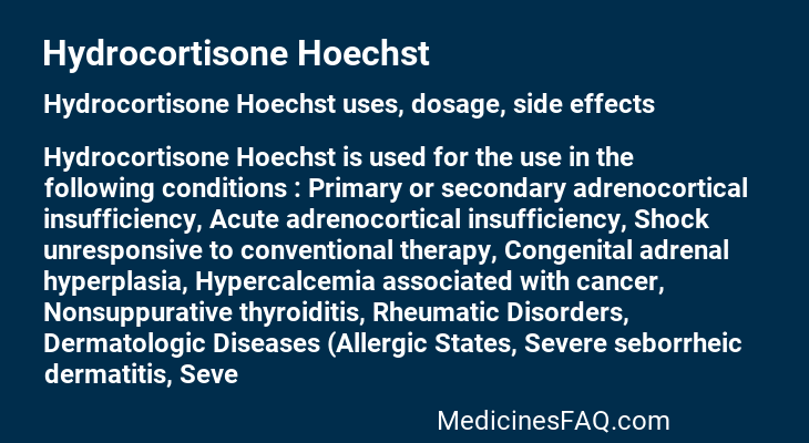 Hydrocortisone Hoechst