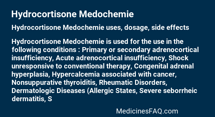Hydrocortisone Medochemie