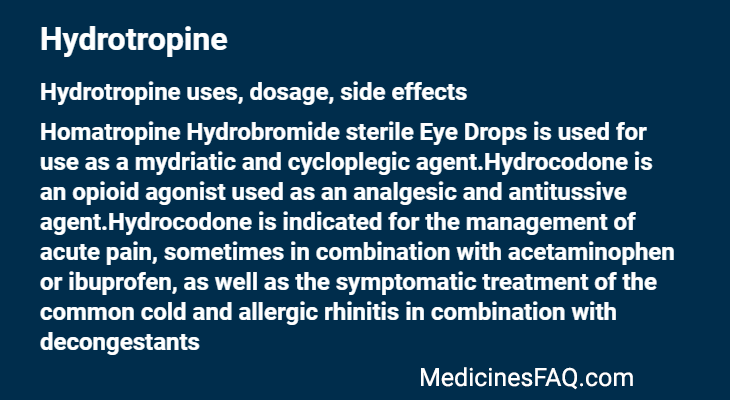 Hydrotropine