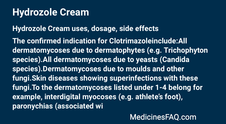 Hydrozole Cream