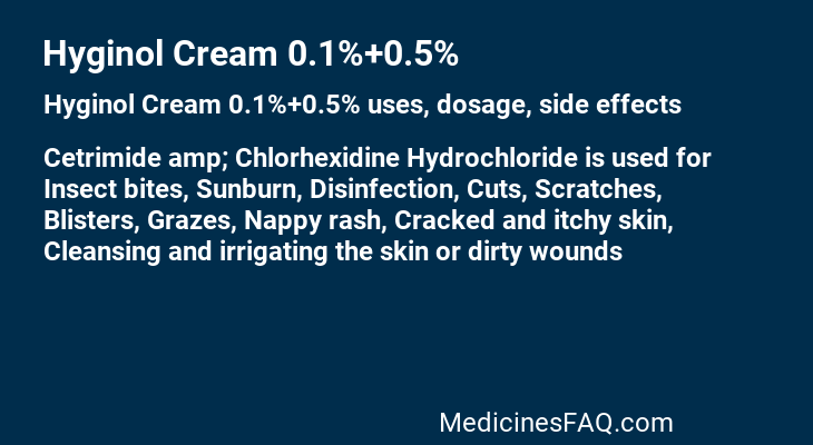 Hyginol Cream 0.1%+0.5%