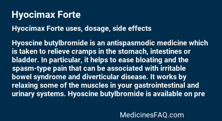 Hyocimax Forte