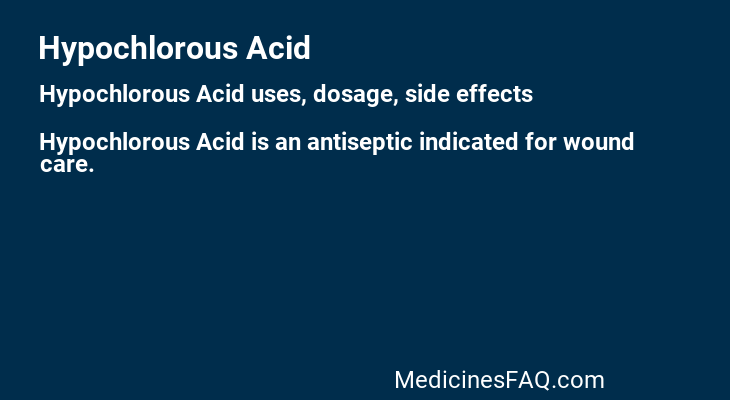 Hypochlorous Acid