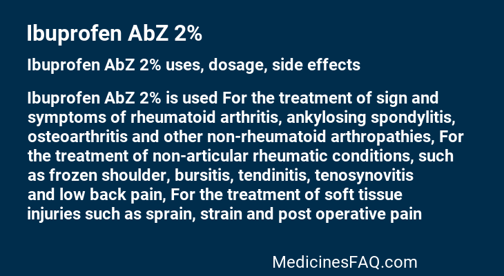 Ibuprofen AbZ 2%