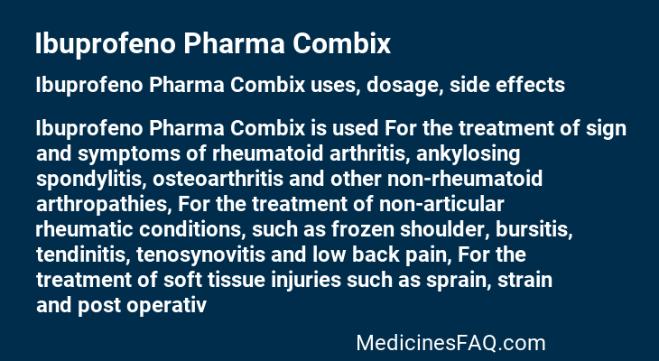 Ibuprofeno Pharma Combix