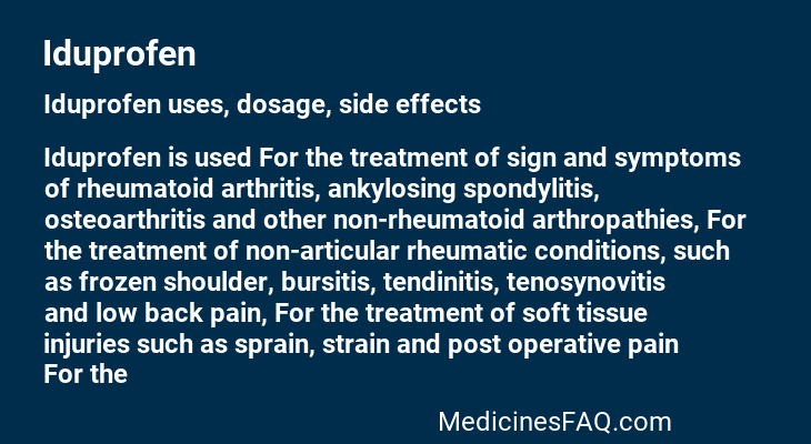 Iduprofen