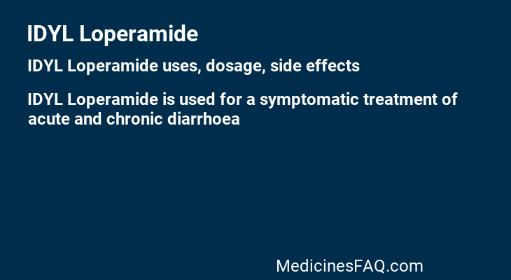 IDYL Loperamide