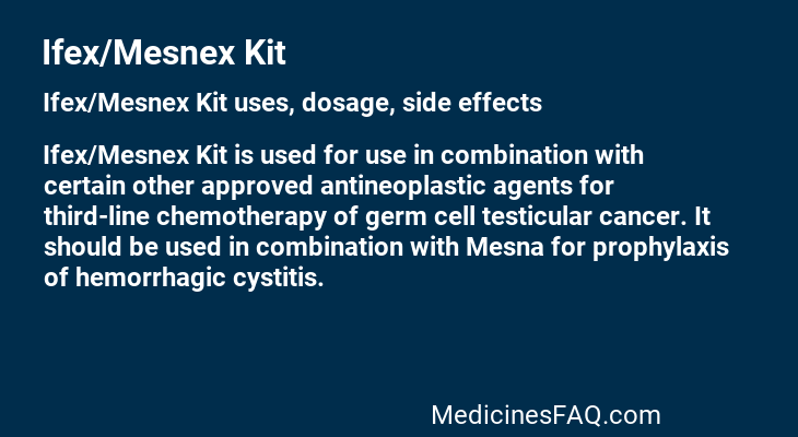 Ifex/Mesnex Kit