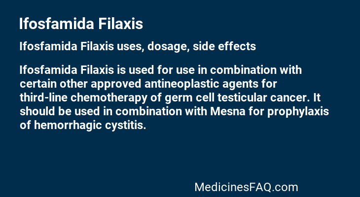 Ifosfamida Filaxis