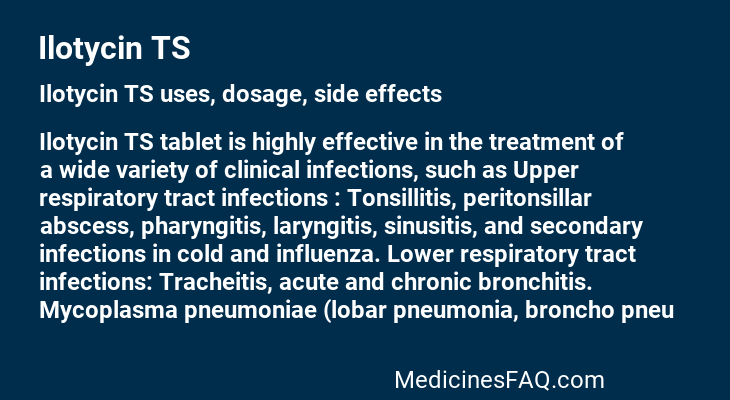 Ilotycin TS