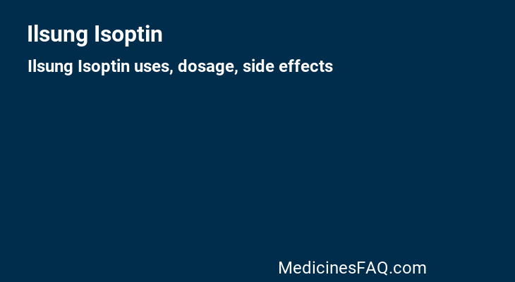 Ilsung Isoptin