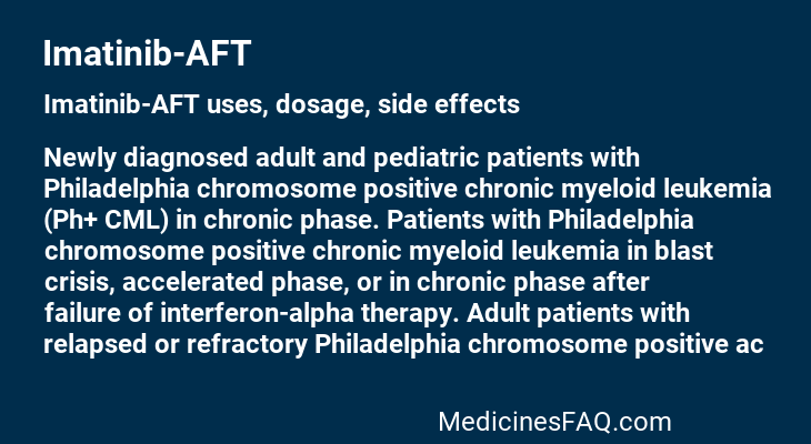 Imatinib-AFT